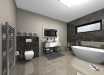 3D vizualizacie-Aquaterm Kúpeľňové štúdio Nitra