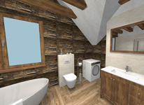 3D vizualizacie-Aquaterm Kúpeľňové štúdio Poprad