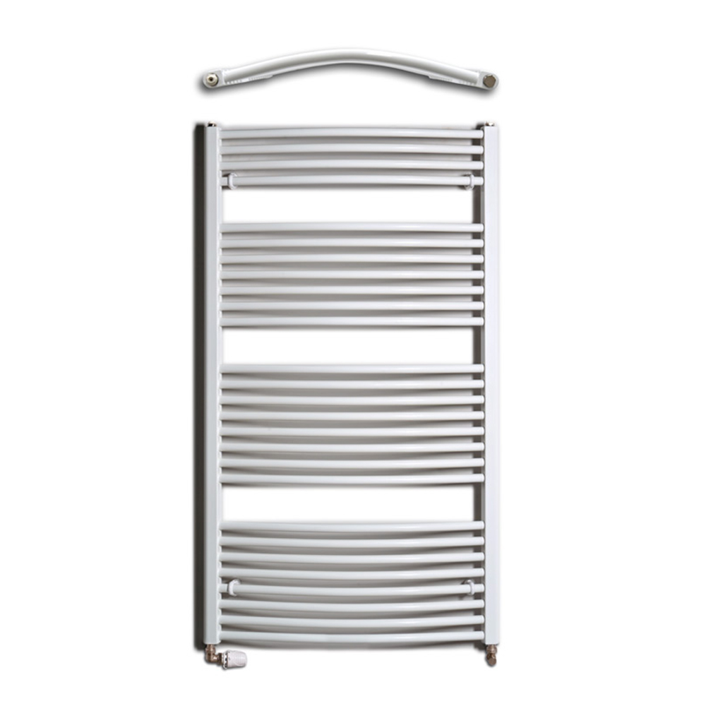 Rebríkový radiátor KDO600/1320 biely oblý